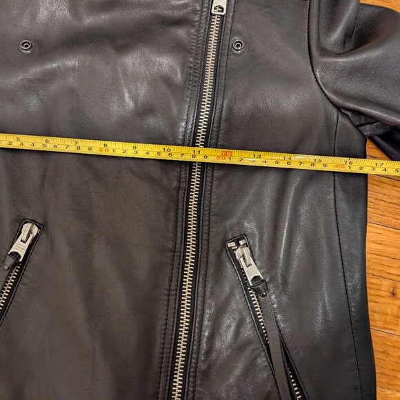 ALLSAINTS LEATHER MOTO JACKET - Picture 10 of 12